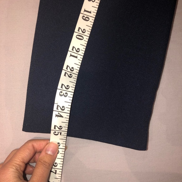 CLEO  | NAVY BLUE BLAZER, FULLY LINED, FRONT BUTTON CLOSURE: US 18 - Picture 8 of 15